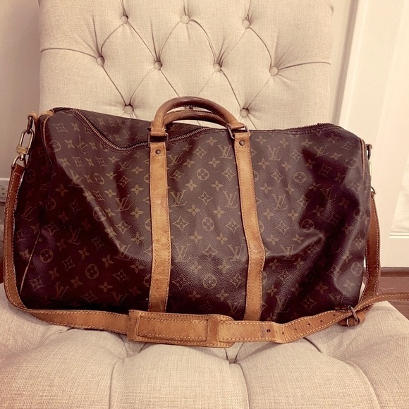 louis Vuitton Bandolier 50 weekend travel bag with strap - Picture 4 of 6
